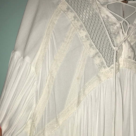 FREE PEOPLE flowy white top - Picture 7 of 8